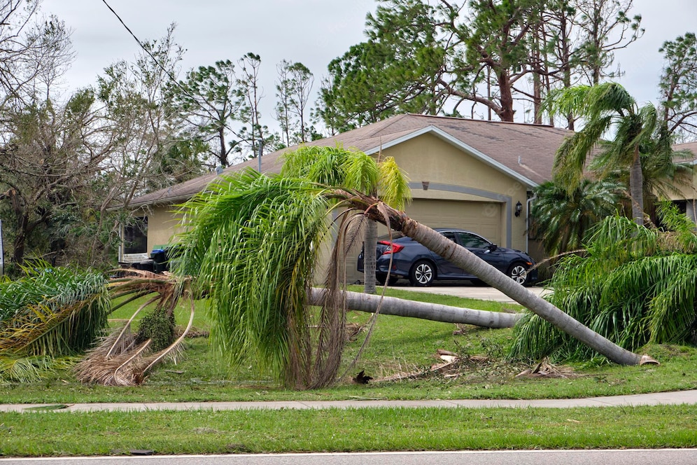 trees after hurricane